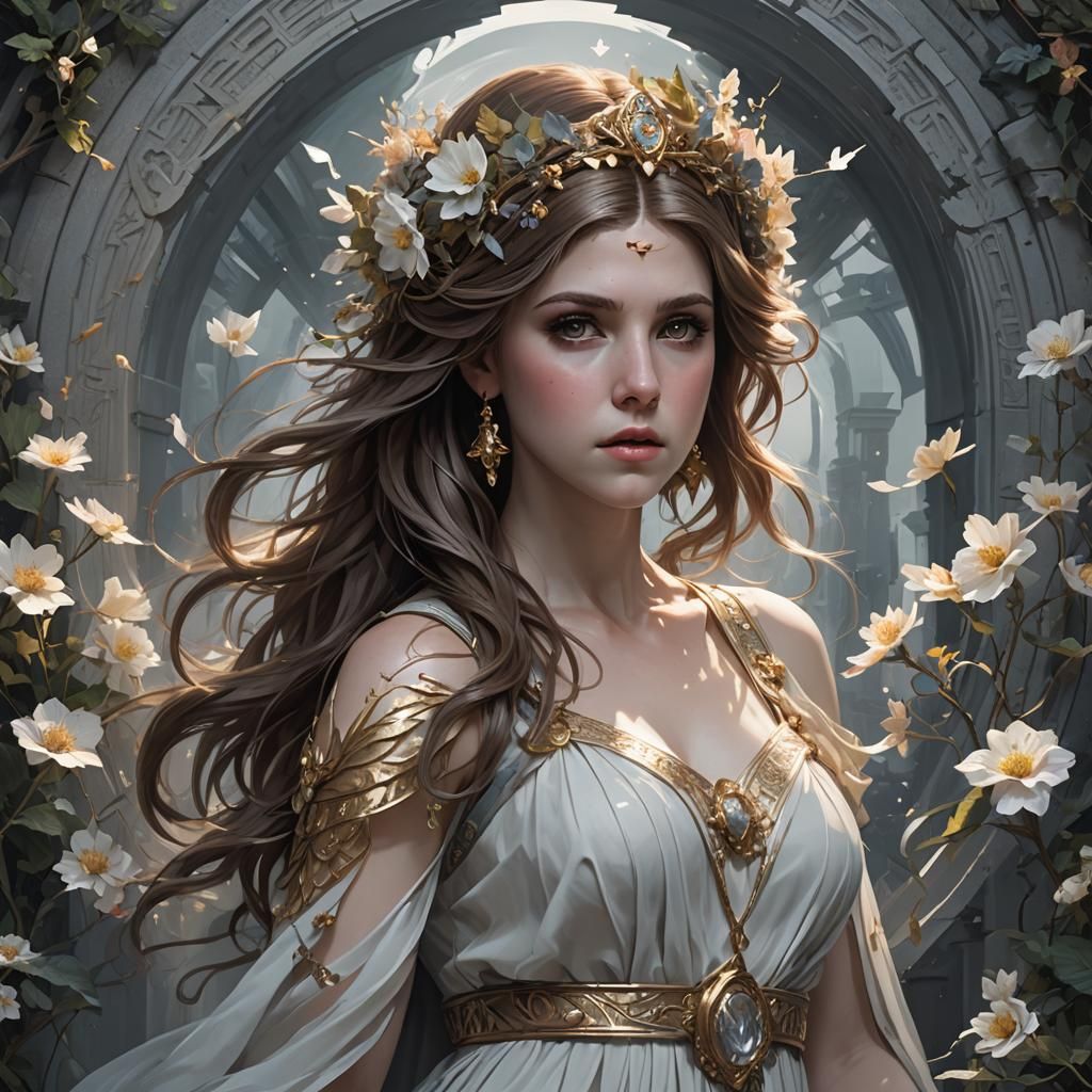 Persephone in the Underworld: A Digital Portrait