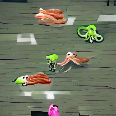 AI Interpretation of Squid Game