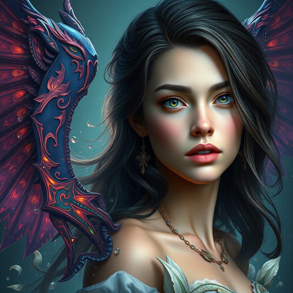 Fantastical Portrait in Deep Color
