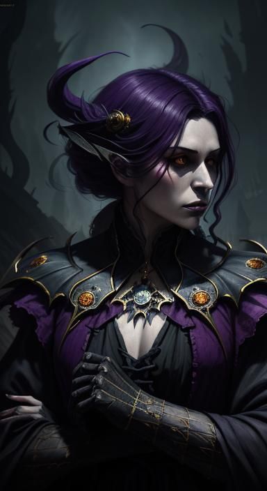 Mina Dracula: Dark Fantasy Concept Art