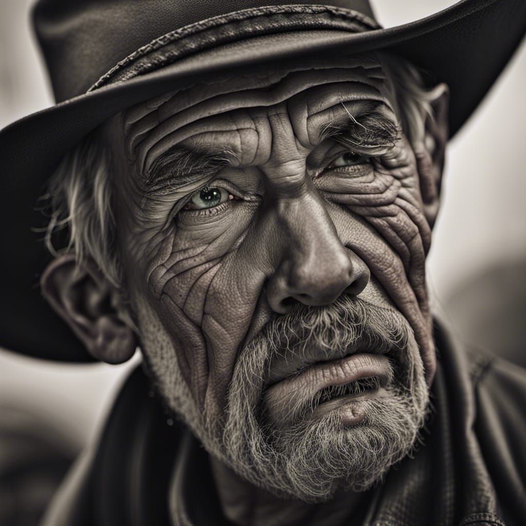 Cowboy Portrait with Soft Lighting