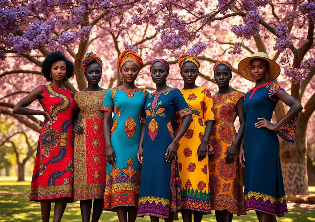 1960s Fashion with African Wax Prints in Pretoria