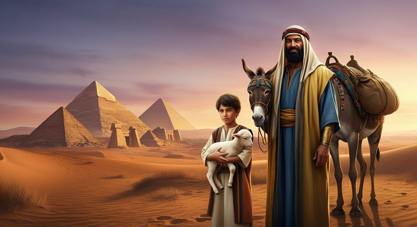 Ancient Egyptian Scene in Realistic Digital Art