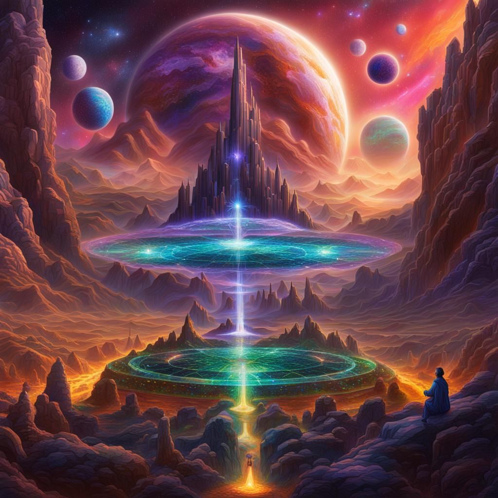 Galactic Federation: Holographic Astral Cosmic Illustration