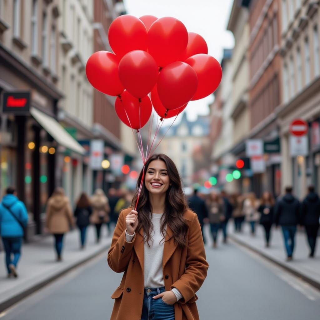 99 Red Balloons Floating