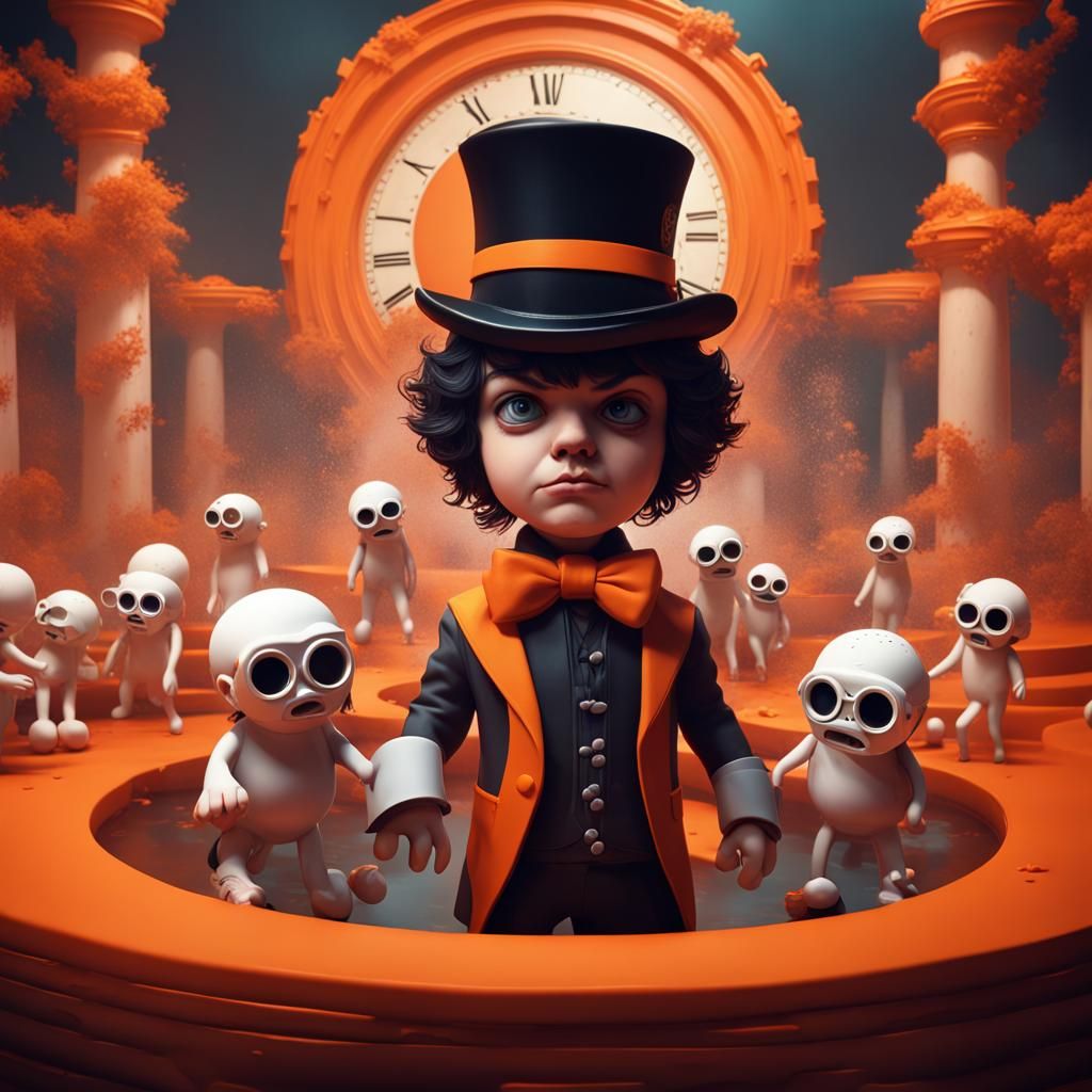 Chaotic Mayhem: A Dystopian Vision in Detailed Matte Paintin...