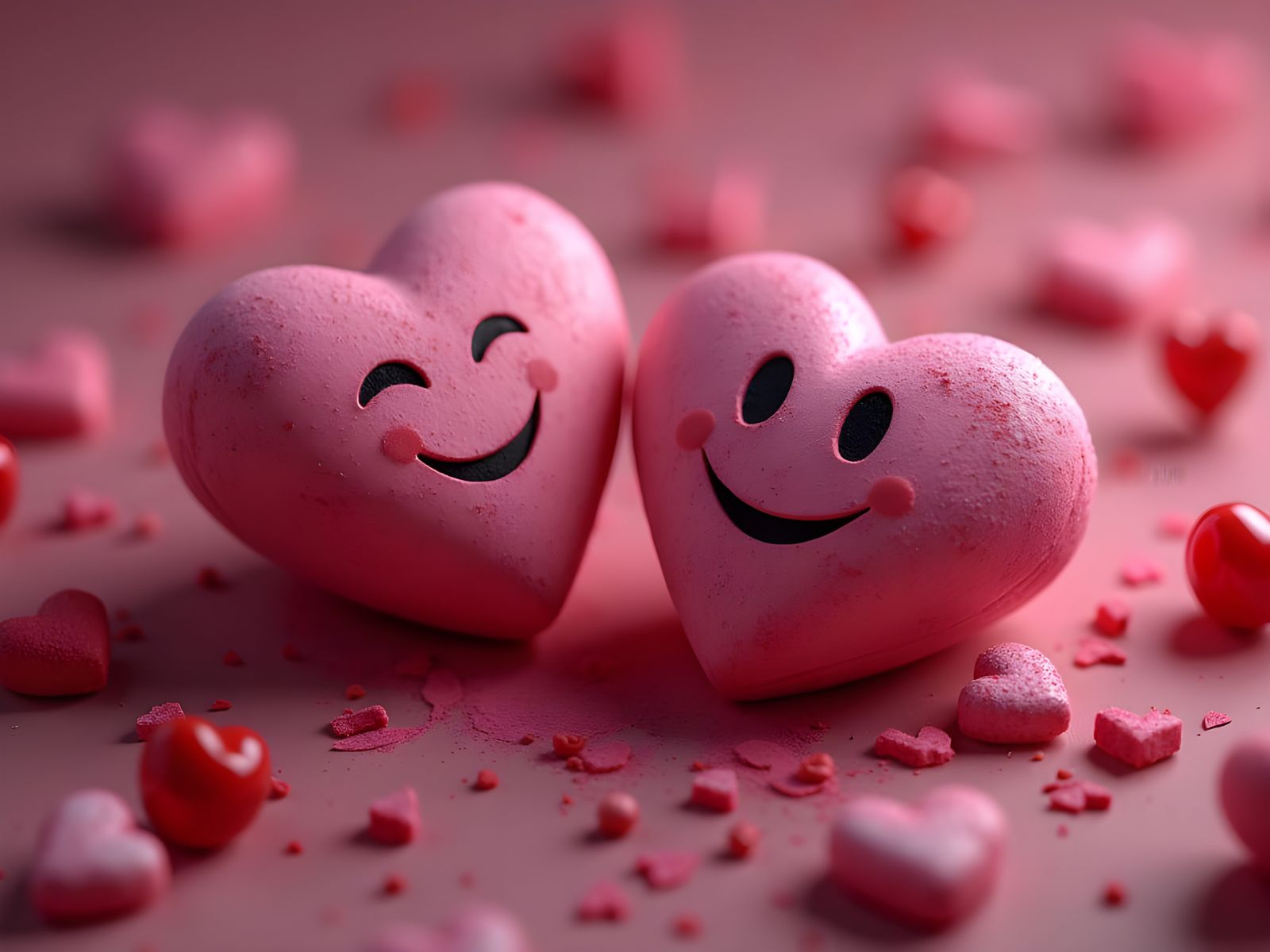 Whimsical Conversation Hearts with Anti-Valentine Emojis in ...