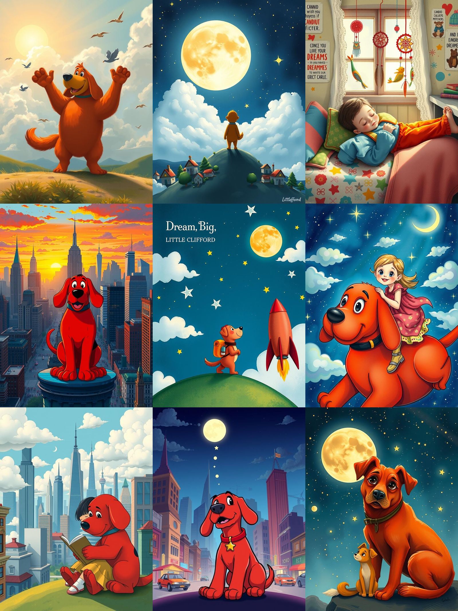 Dream Big, Little Clifford: An AI Interpretation