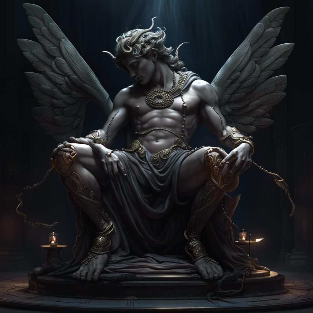 Hypnos, God of Sleep: Dark Fantasy Masterpiece