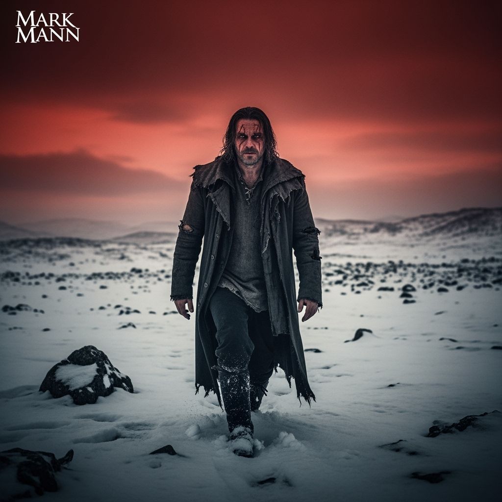 Dramatic Grimdark Portrait in Studio Lighting