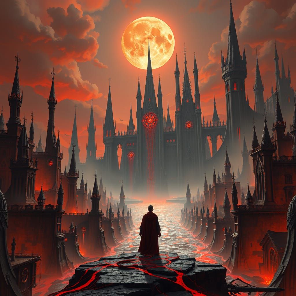 Crimson Heir Stands at Destiny's Threshold Under Bloodmoon's...