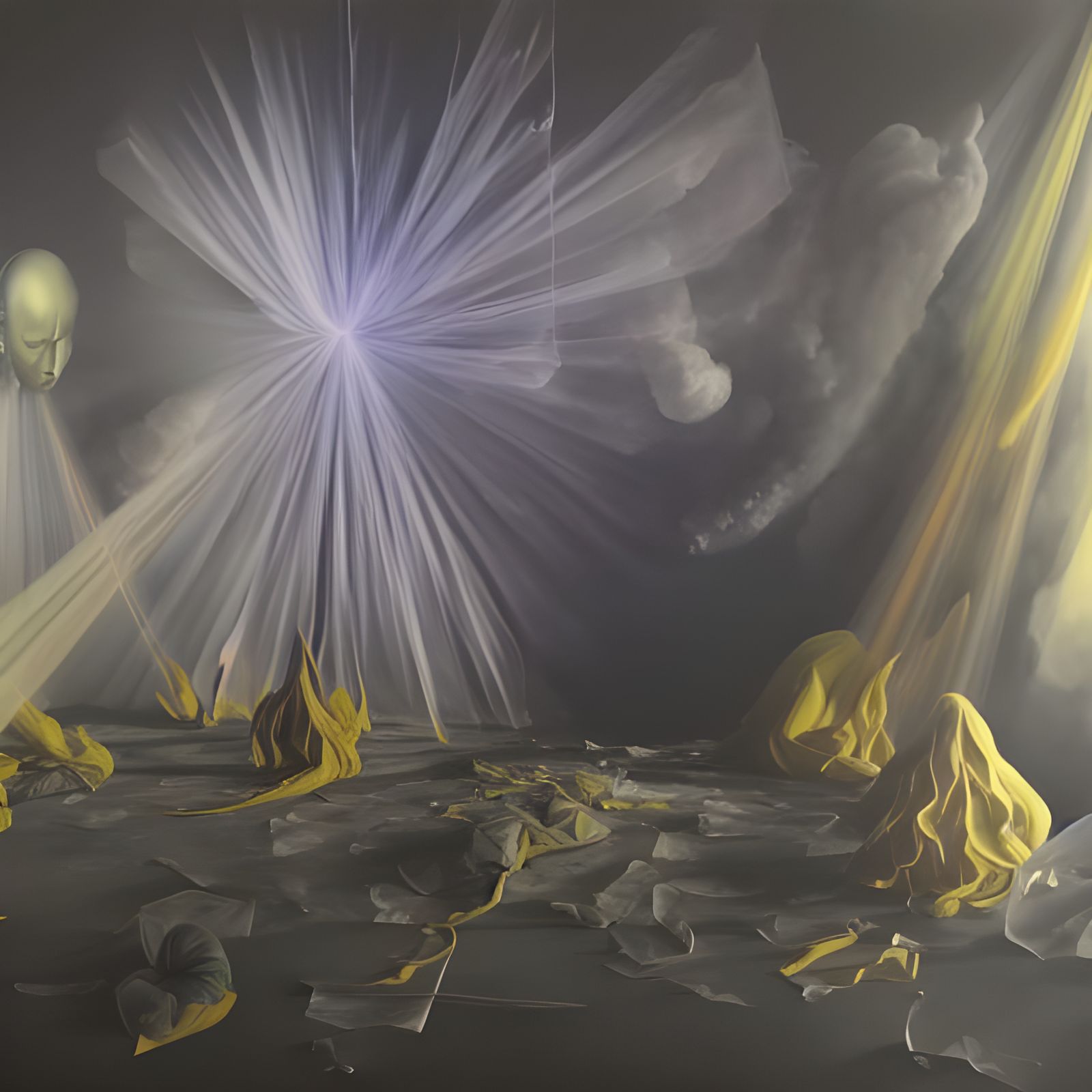 Explosive Life: Volumetric 3D Matte Painting