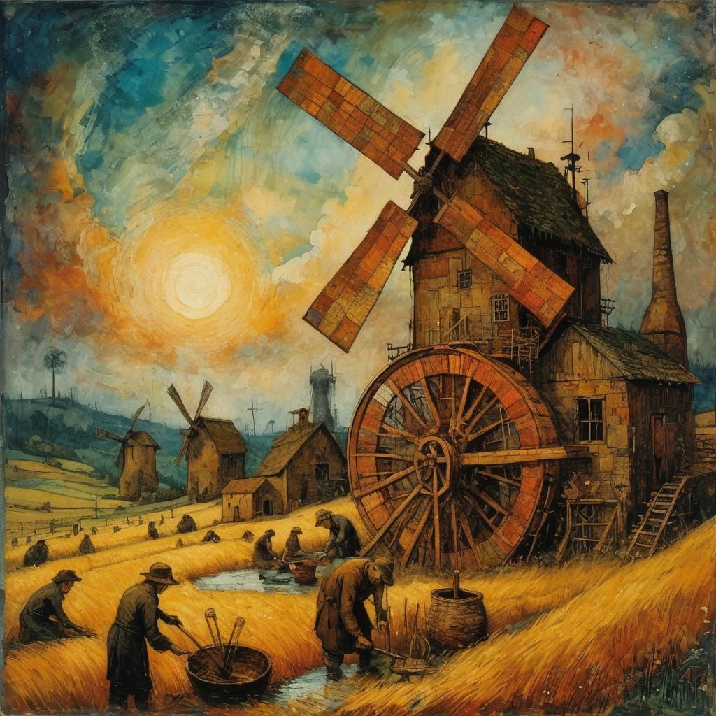 Molinos y molineros.