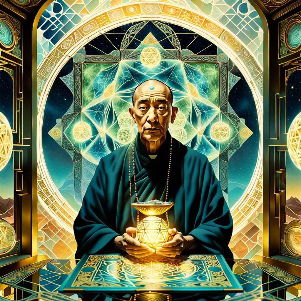 The Monk tarot card