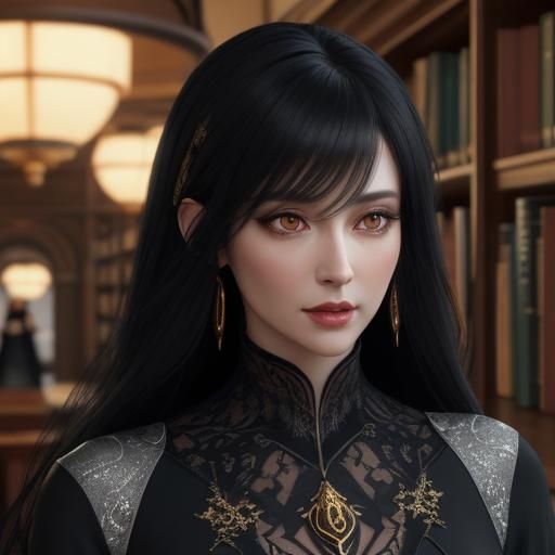 Stunning Portrait of Nyarlathotep in Human Form