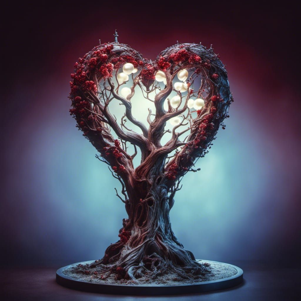 Heart Tree in Post-Apocalyptic Paris
