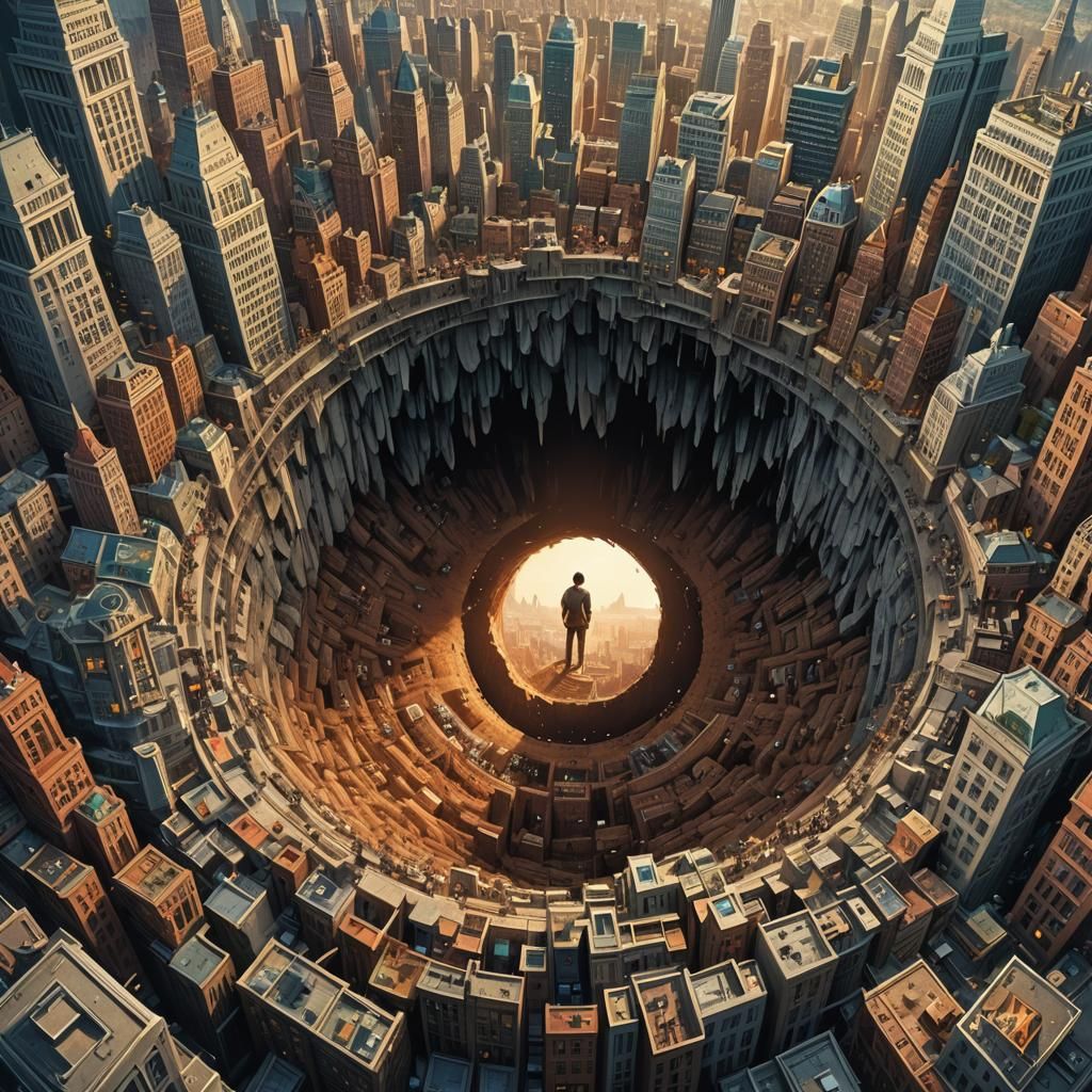 the hole..