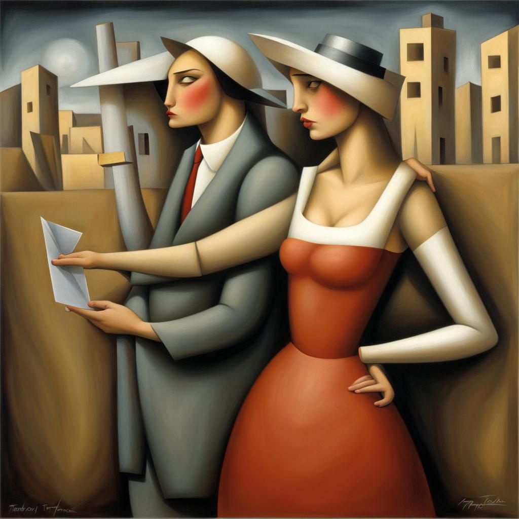 Expressive Portrait in Vibrant Colors