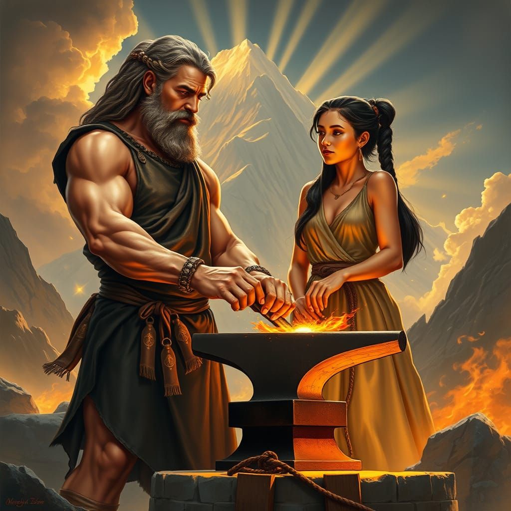 Mythical Gods Forge in Ancient Olympus