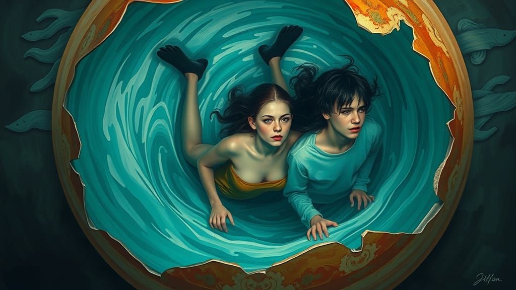 Lost Souls Swimming in a Fish Bowl: Surreal Art