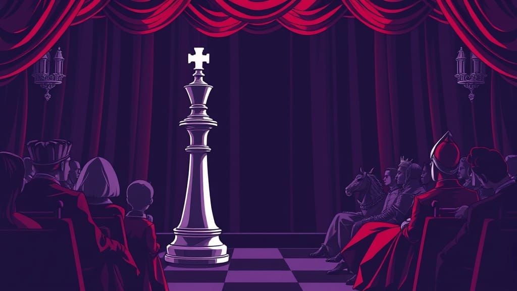 Haute Couture Chess Royale in Parisian Theatre