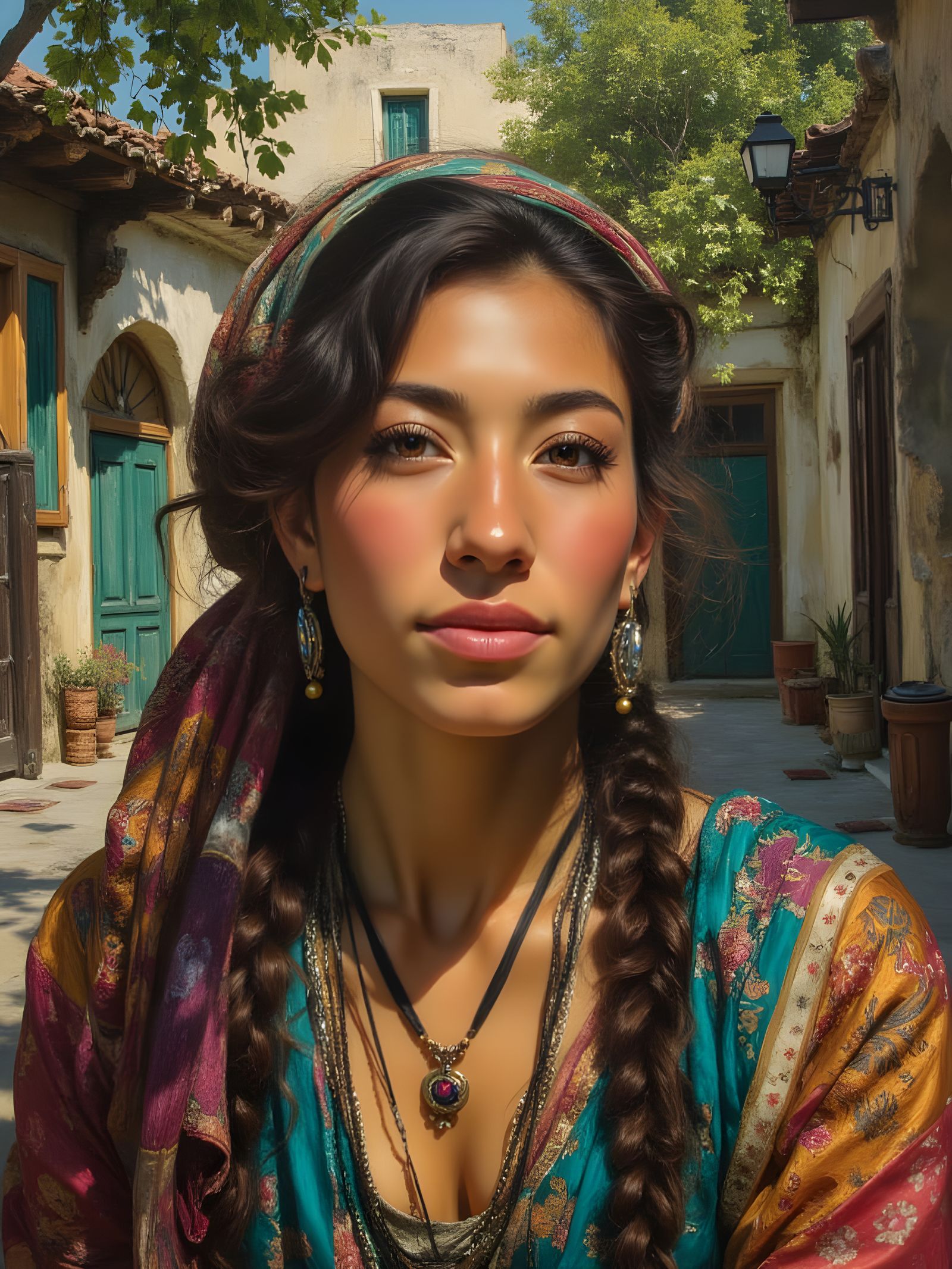 Portrait of a proud woman