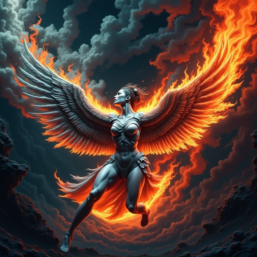 Surreal Creature in Dark Depths, Bokeh Style