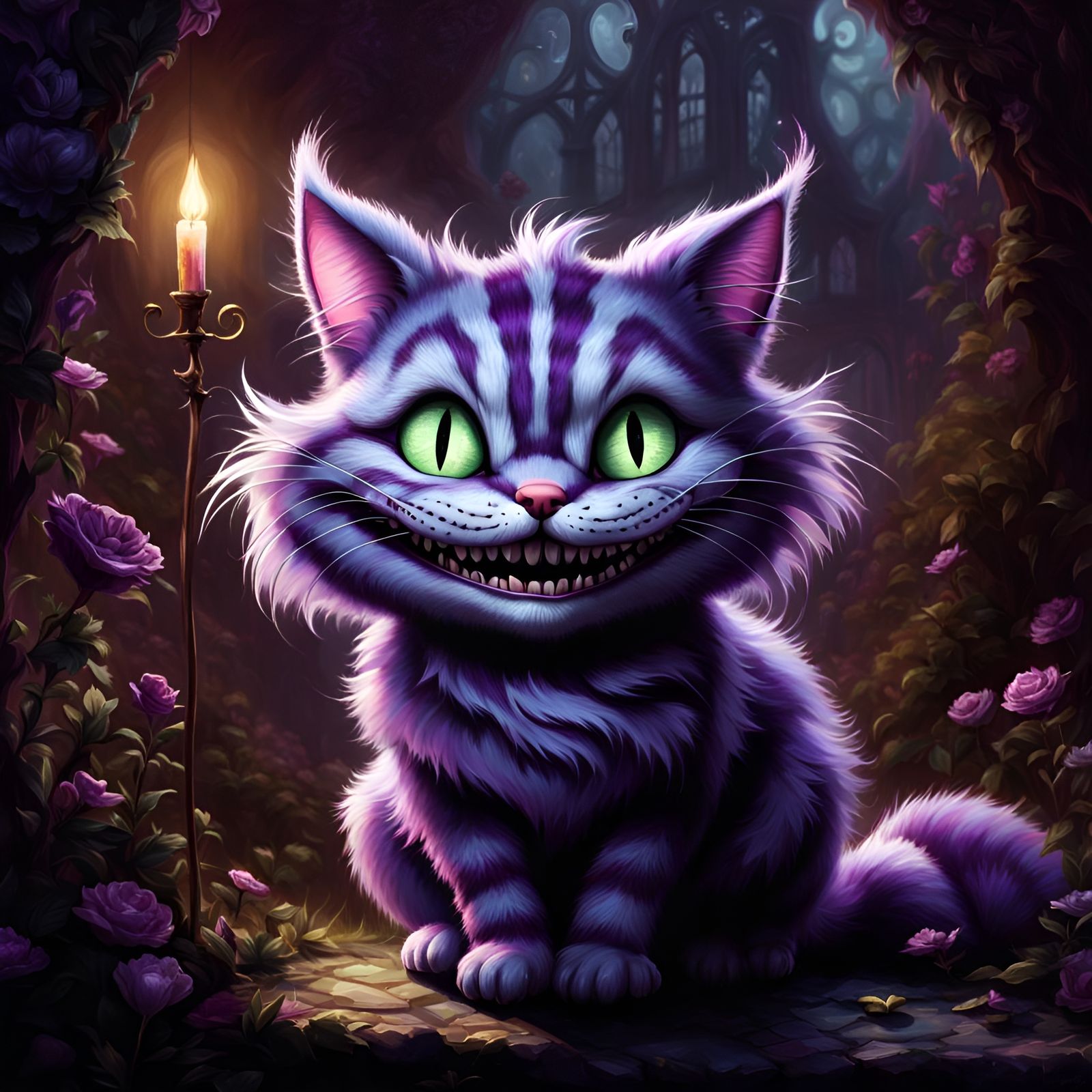 Gothic Style Cheshire Cat