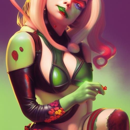 Harley Quinn Poisoned: Detailed DC Comics Art
