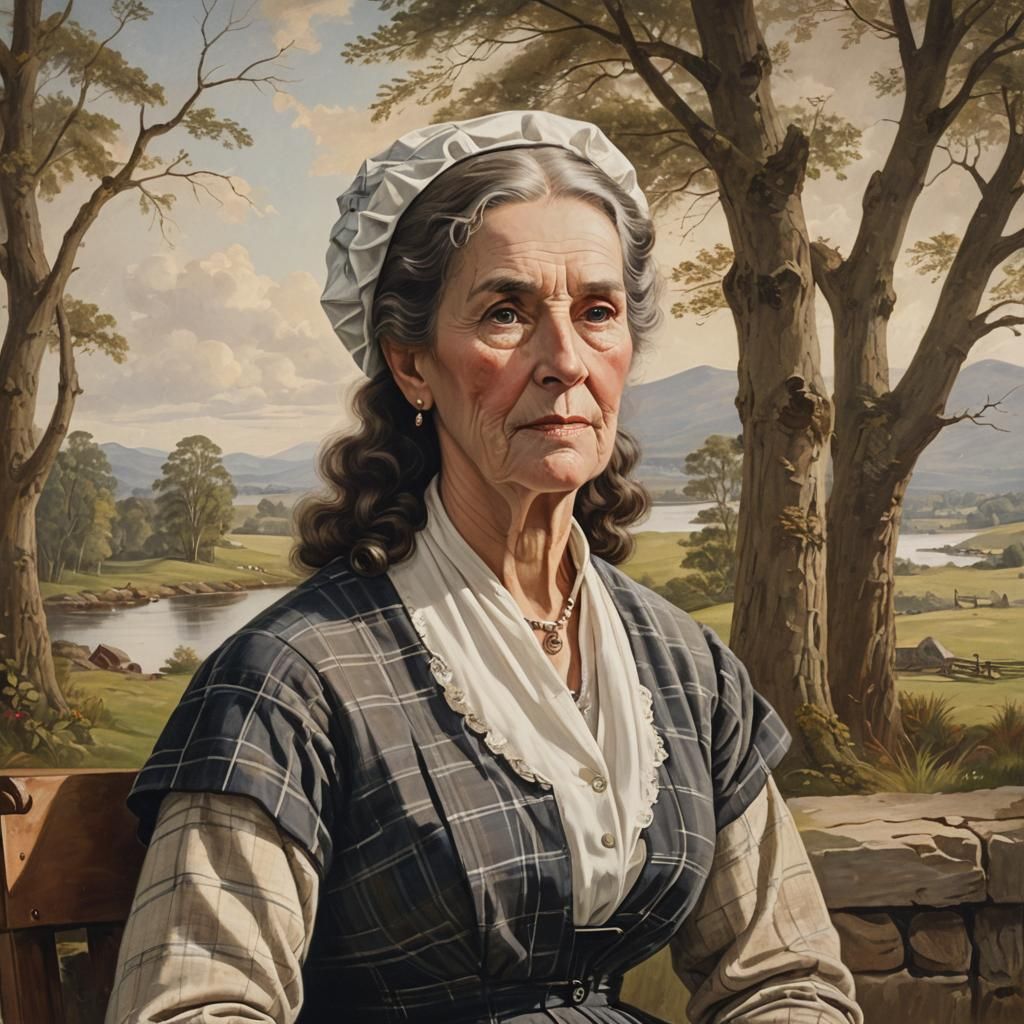 American Realism Portrait of Rhoda Albee