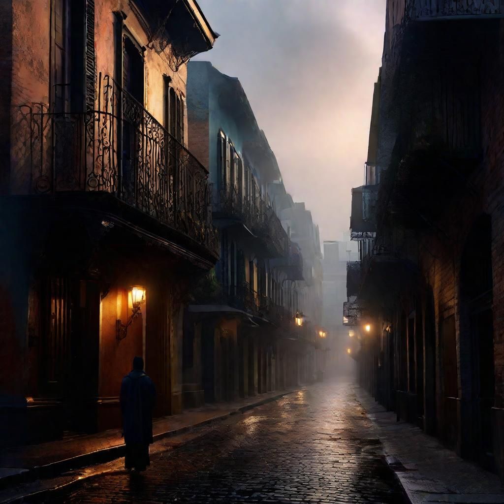 Dawn over the French Quarter