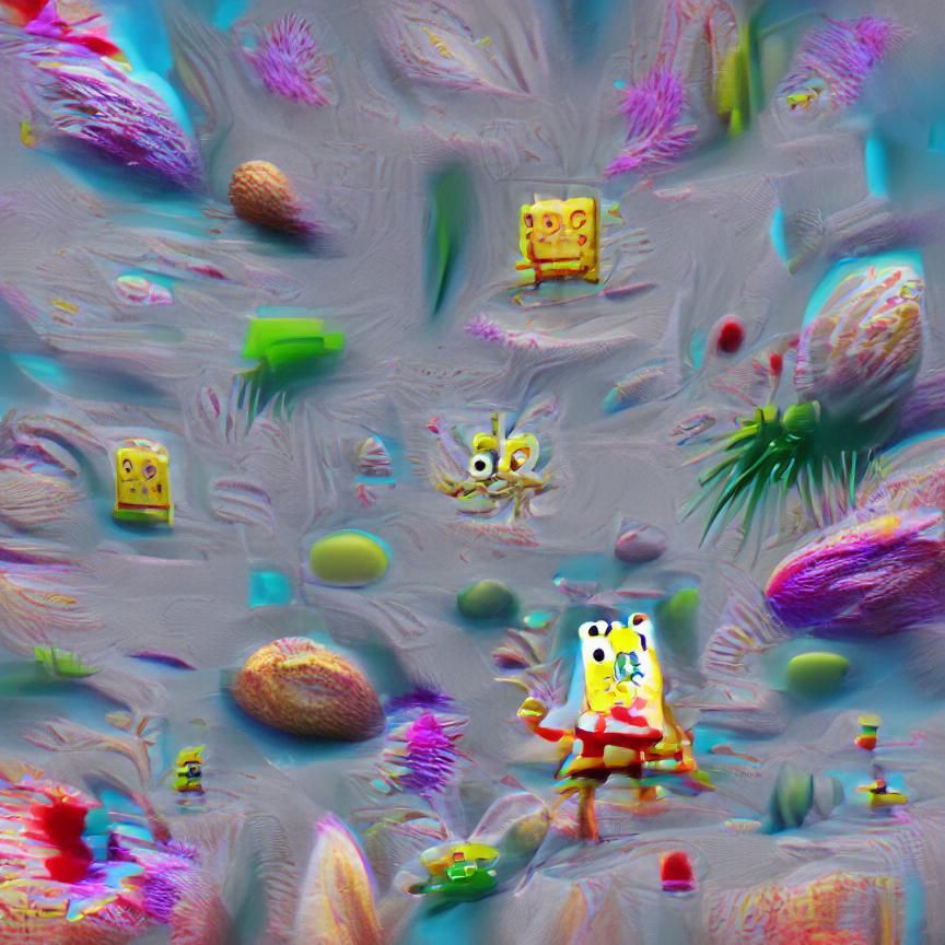 High Resolution SpongeBob Illustration