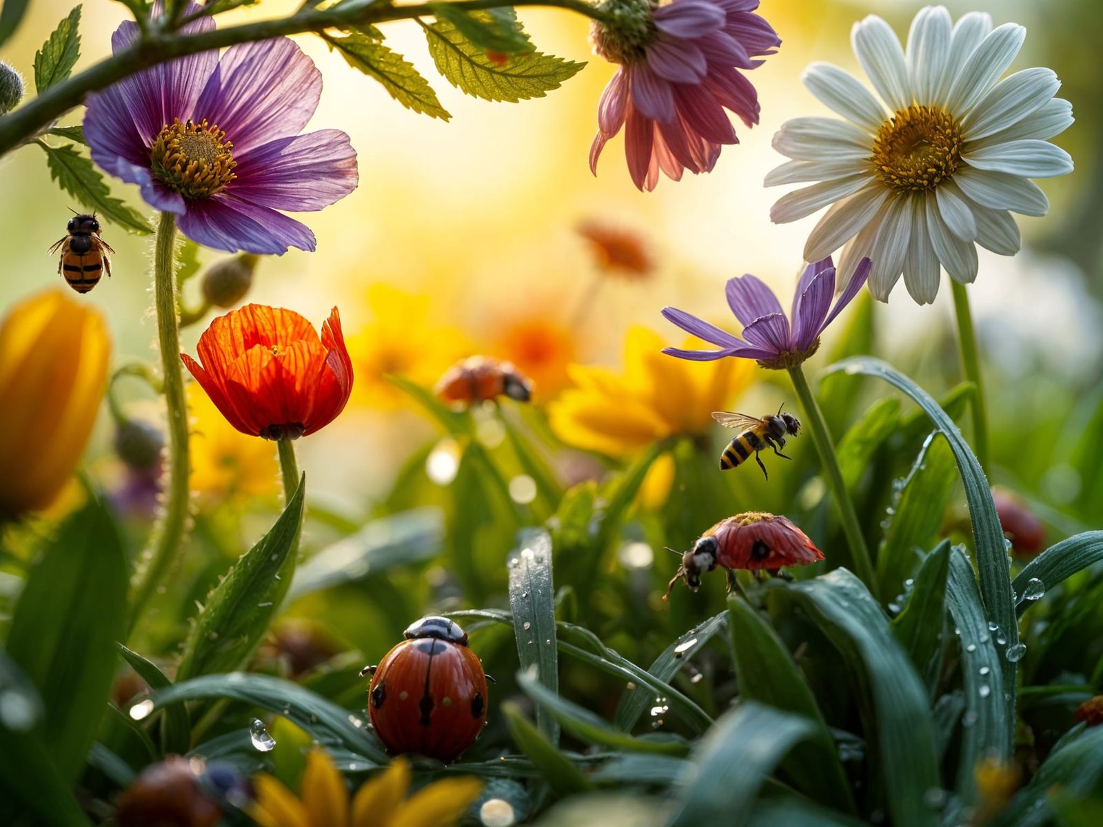Miniature Wonderland Hidden Among Spring Blooms