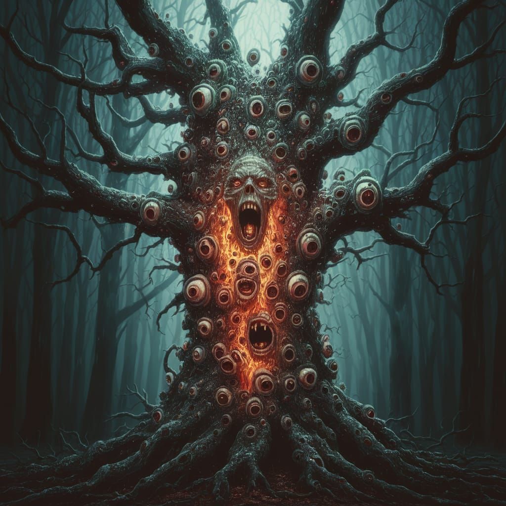 Eldritch Horror Tree in Eternal Torment