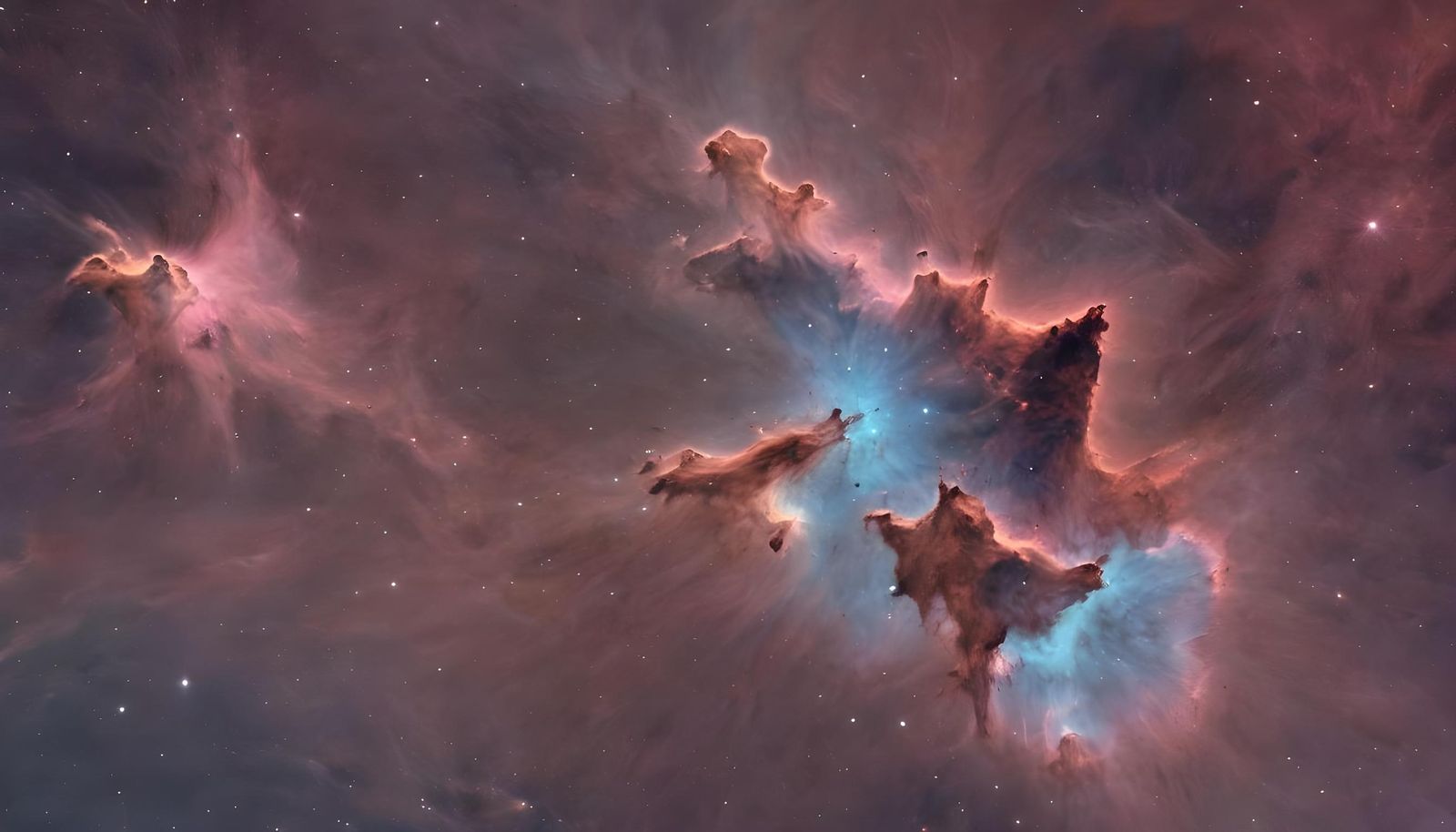 Spectacular Star Nursery Nebula in Infrared