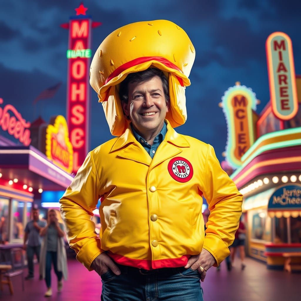 Springsteen as Mayor McCheese on Jersey Shore