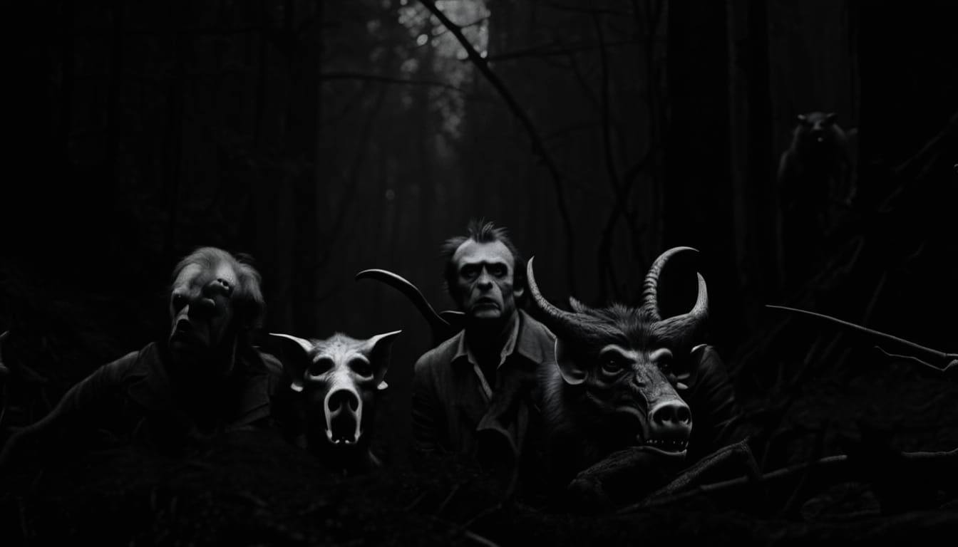 Monkeys and Pigs in a Moody Forest