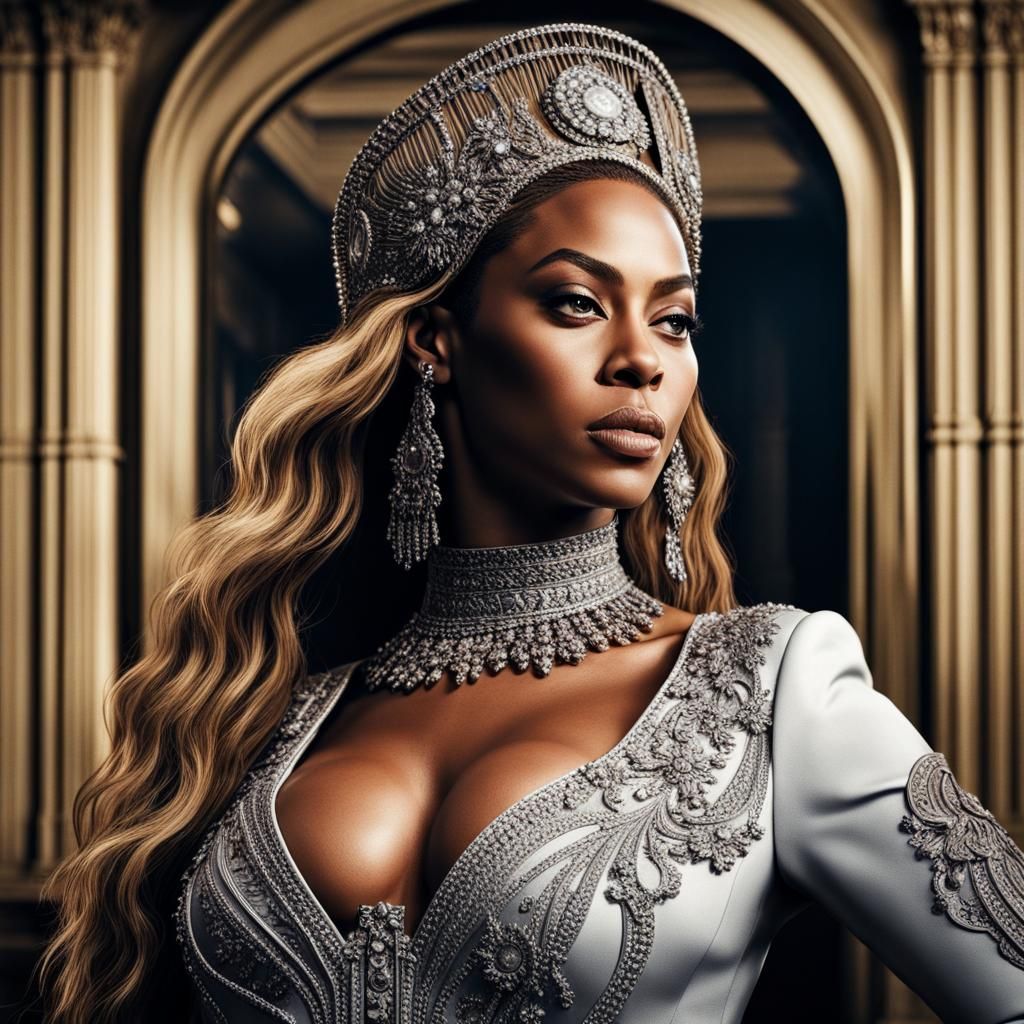 Hyperrealistic Portrait of a Female President