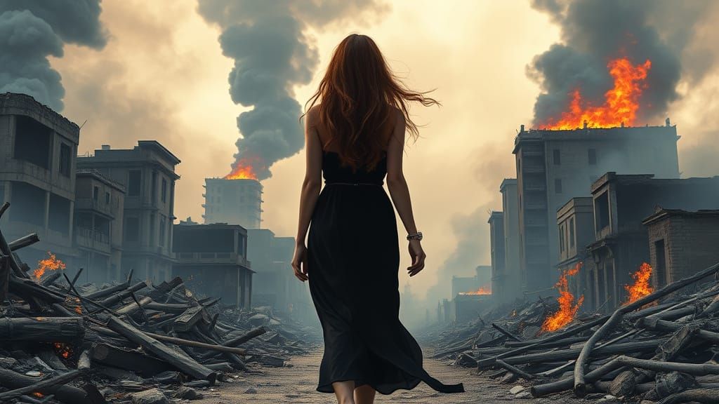 Apocalyptic Ruins of Santo Domingo City in Dominican Republi...