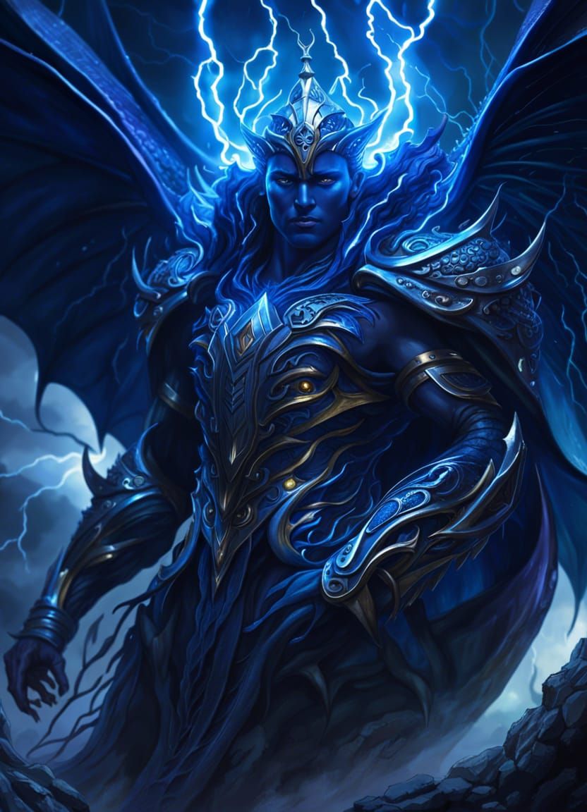 Storm God Asleep in Chrysalis of Energy