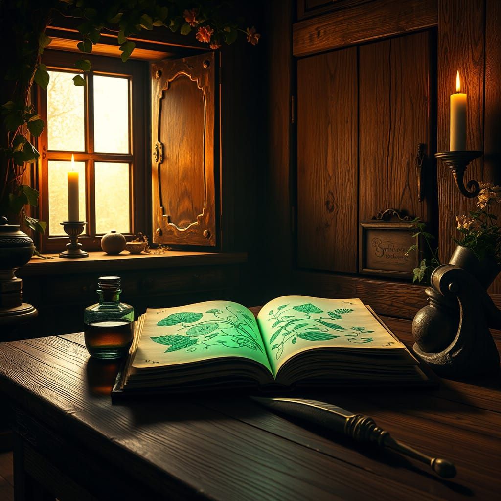 Whimsical Study Chamber Amidst Nature's Splendor