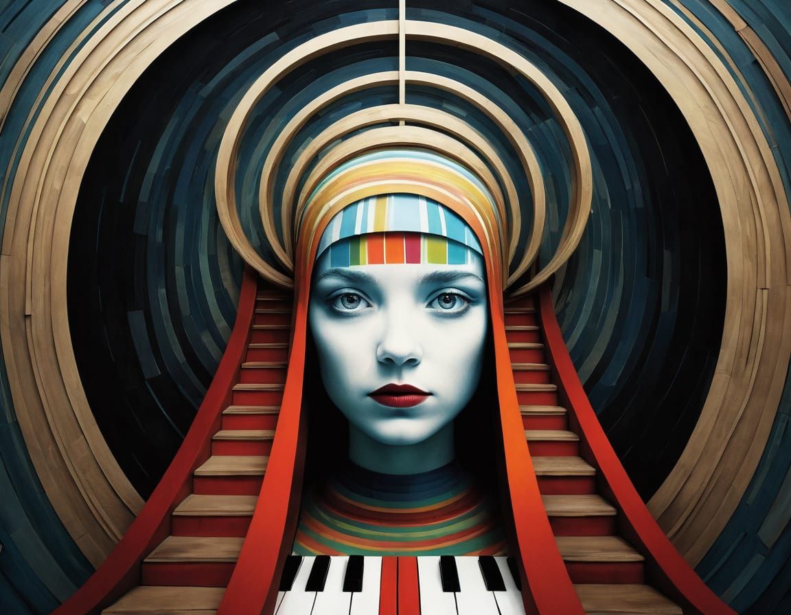 Abstract Geometric Patterns in Bold Colors