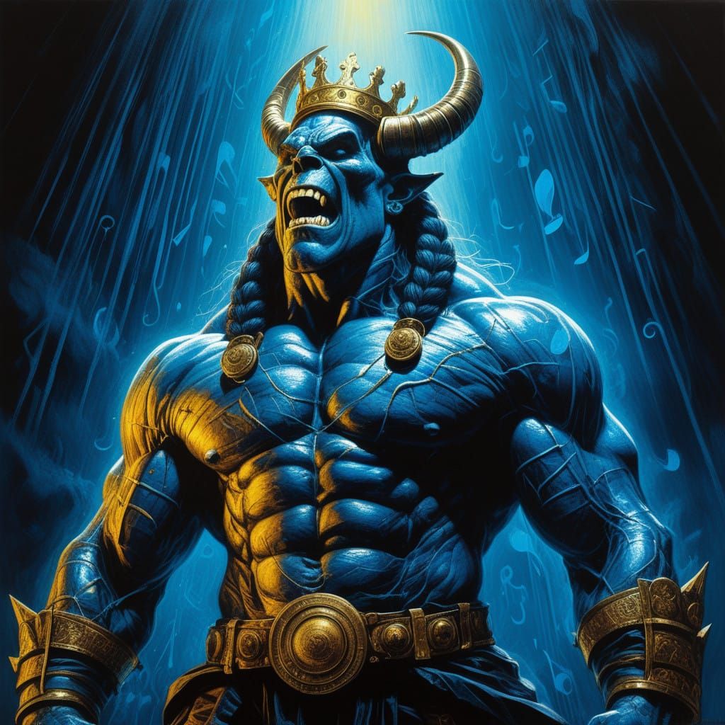 Regal Ork Performs in Vibrant Monochromatic Harmony