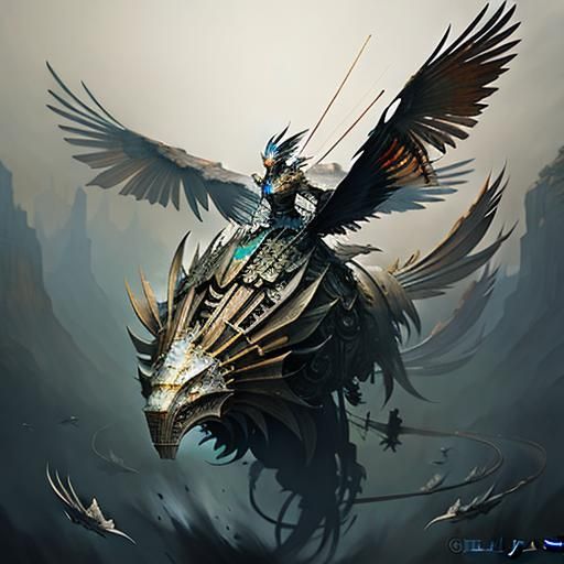 Little crazy, i remember a game that had flying creature lik...