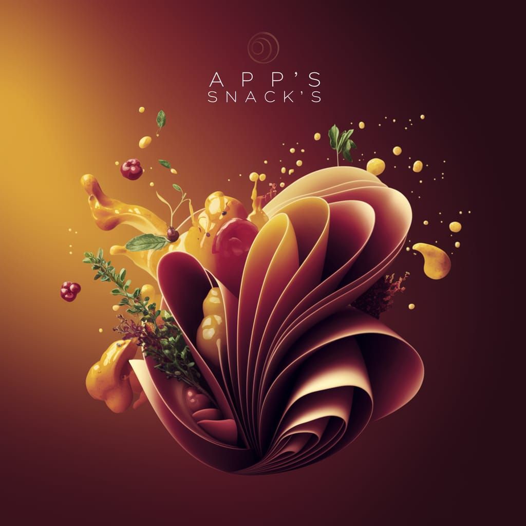 Innovative Gourmet Cuisine Digital Art