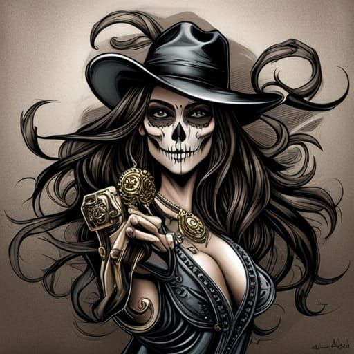 Skull Cowgirl
