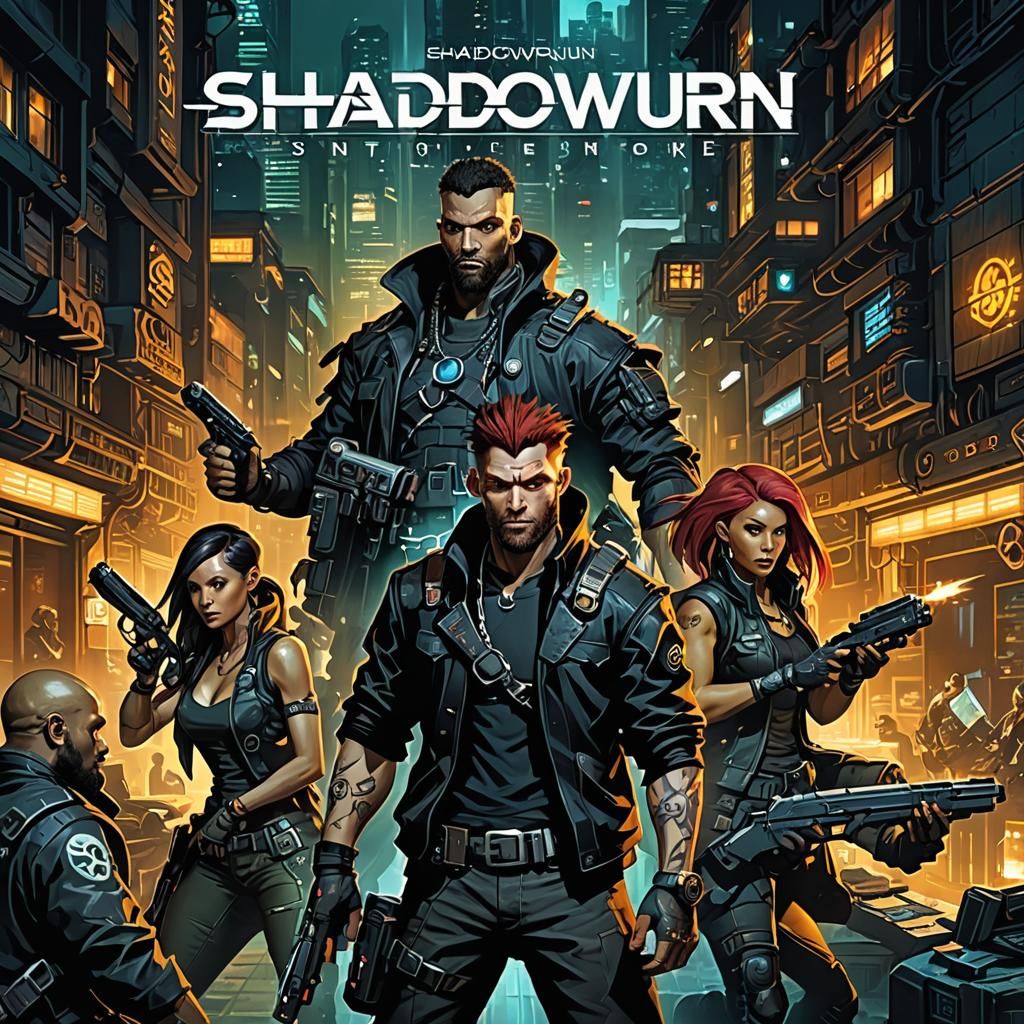 Cyberpunk Shadowrun Scene