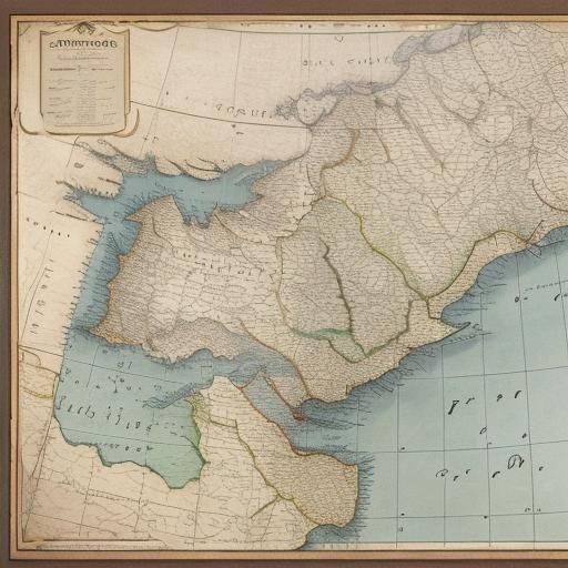 18th Century Eastern Europe Map: Historical Landscape Photog...