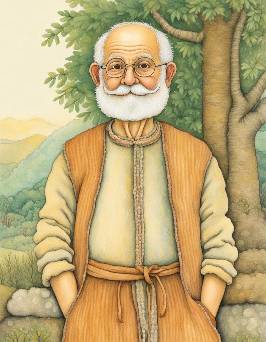 Original Character Art in Tomie DePaola Style