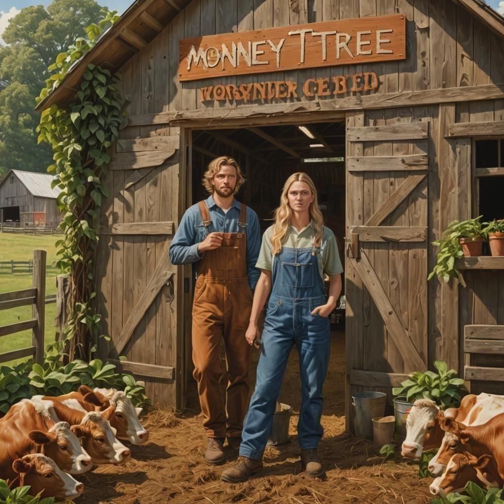Money Tree Farm in Virginia: Hyperrealistic Portrait